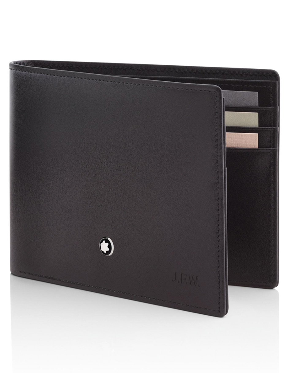 Leather Wallet Cartera Mont Blanc Liverpool Business Card